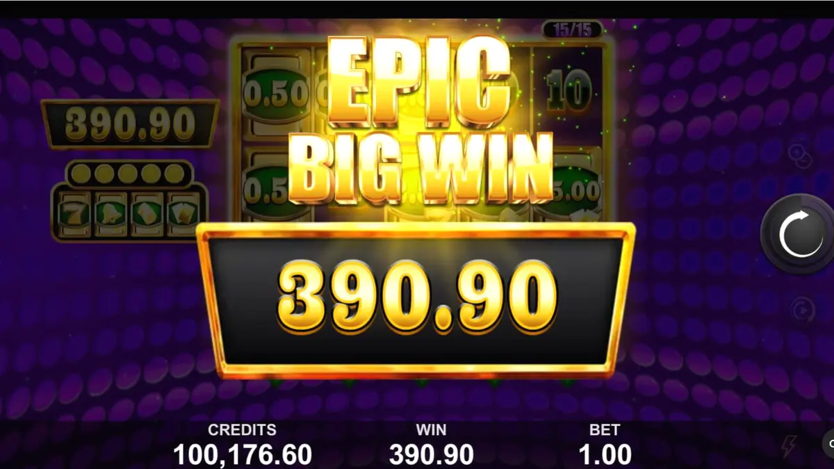 Tampilan visual slot Cash Spree Gold dengan tema kemewahan emas dan simbol klasik
